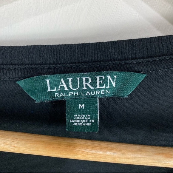 Lauren Ralph Lauren Flowy Lace Dolman Sleeve Poncho Blouse Shirt Top Medium - Picture 4 of 5